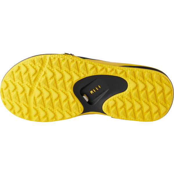2026 Reef Männer Fanning Pregame Sandalen CJ7225  Black / Gelb